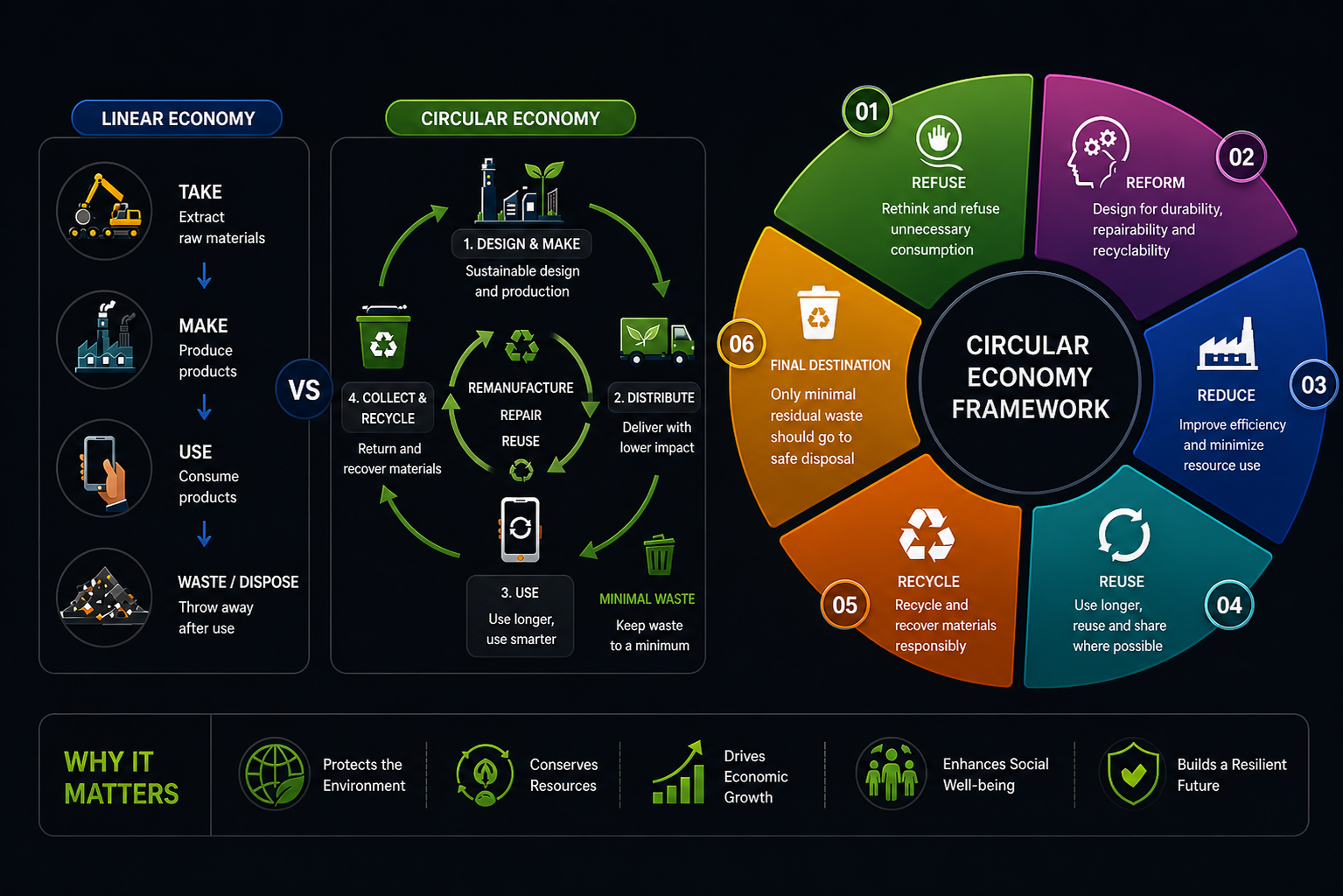 Linear vs Circular Economy